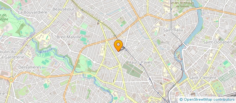 localisation de l'entreprise PAROLES DIFFUSES à NANTES