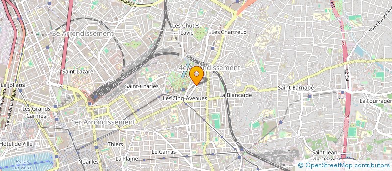 localisation de l'entreprise PAROLES DU CORPS à MARSEILLE
