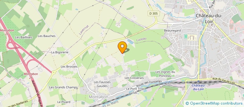 localisation de l'entreprise PAROLES EPICEES  MONTVAL-SUR-LOIR