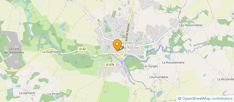 localisation de l'entreprise PAROLES ET REGARDS à BEAULIEU-SOUS-LA-ROCHE