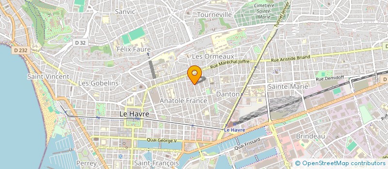 localisation de l'entreprise PAROLES LIBRES  LE HAVRE