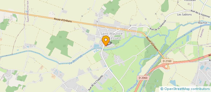 localisation de l'entreprise PAROLES MUSIQUES ET COULEURS à SAINT-MAURICE-SUR-FESSARD