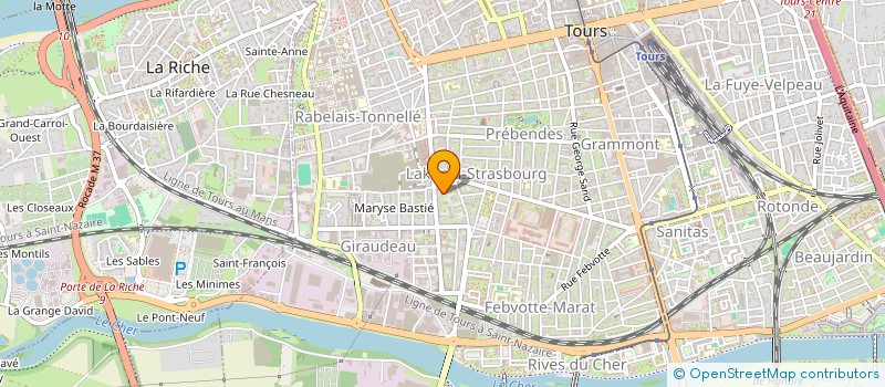 localisation de l'entreprise PAROLES RESTITUEES TEMOIGNAGES RECOMPOSES - PAR-TER à TOURS