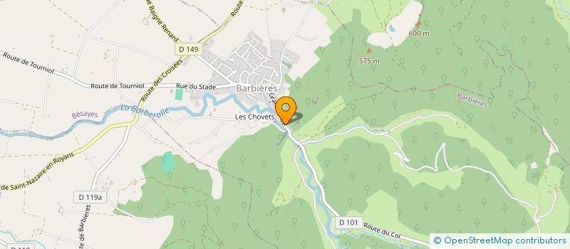 localisation de l'entreprise PAROLES VAGABONDES à BARBIERES