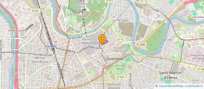 localisation de l'entreprise PAROMA  GRENOBLE