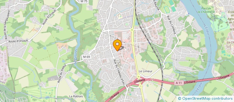 localisation de l'entreprise PAROMA  LA CHAPELLE-SUR-ERDRE