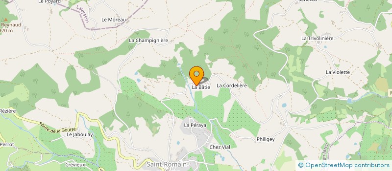 localisation de l'entreprise PAROMA  SAINT-ROMAIN-EN-JAREZ