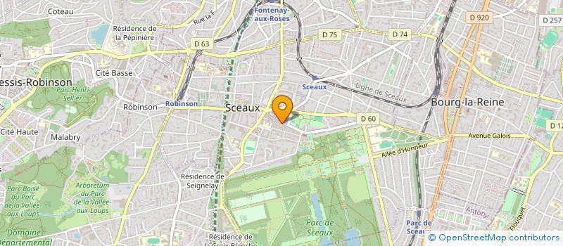 localisation de l'entreprise PAROMA à SCEAUX