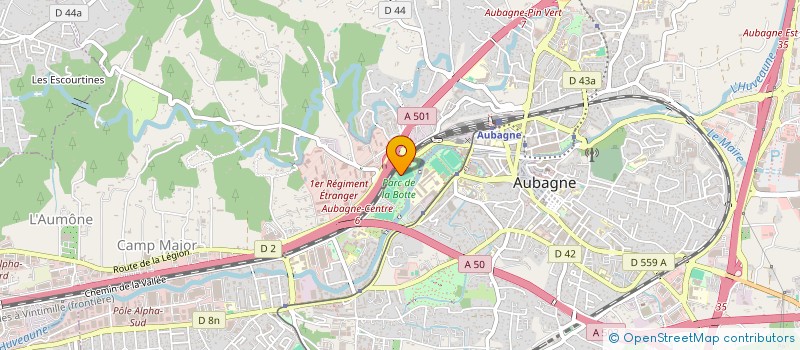 localisation de l'entreprise PAROMAMI à AUBAGNE