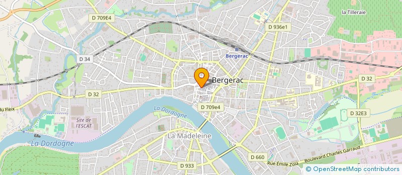 localisation de l'entreprise PAROME à BERGERAC