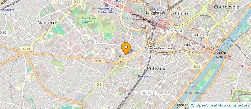 localisation de l'entreprise PARONANT  PUTEAUX