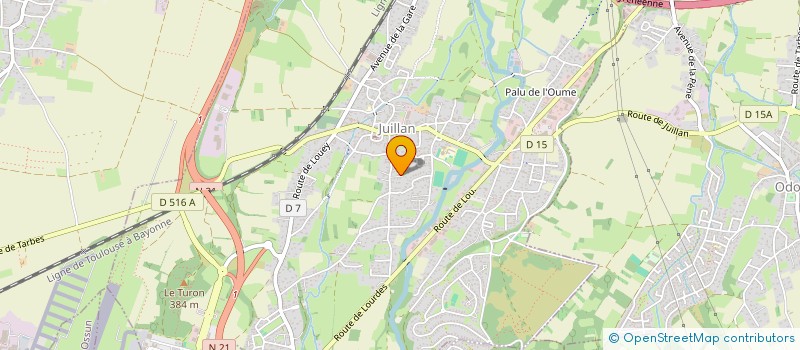 localisation de l'entreprise PARONI  JUILLAN