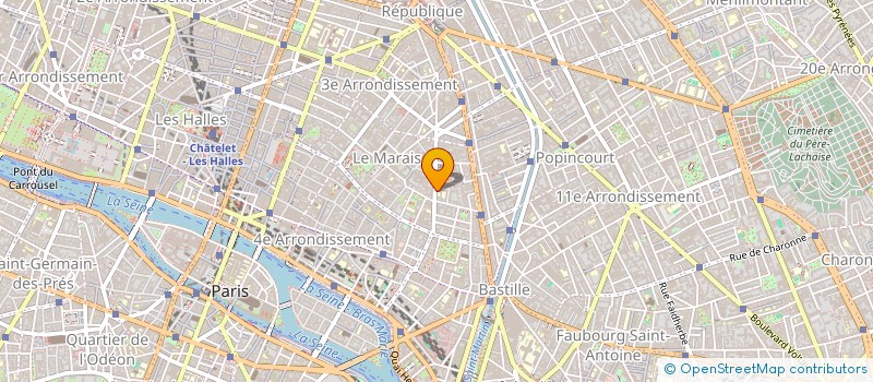 localisation de l'entreprise PAROPUNTE  PARIS