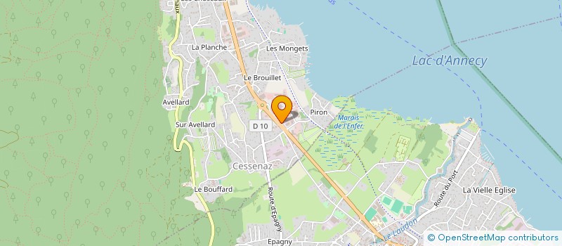 localisation de l'entreprise PAROS  SEVRIER