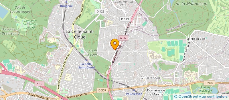 localisation de l'entreprise PAROS HOLDING  LA CELLE-SAINT-CLOUD