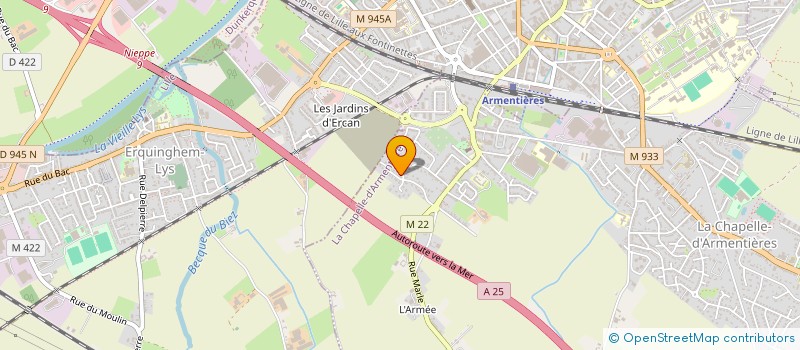 localisation de l'entreprise PAROST  LA CHAPELLE-D'ARMENTIERES