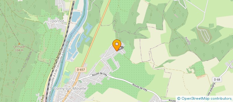localisation de l'entreprise PAROU ET FILS SARL  CORNY-SUR-MOSELLE