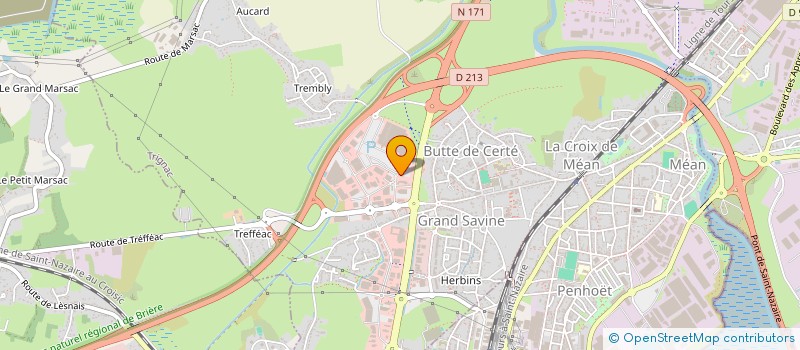 localisation de l'entreprise PAROUX HOSPITALITY à TRIGNAC