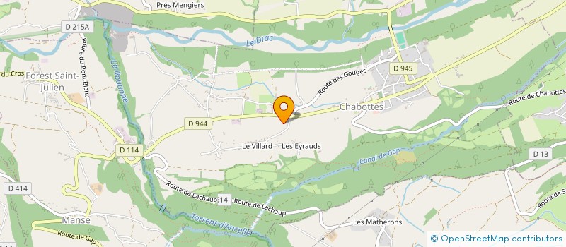 localisation de l'entreprise PAROXYSM LTD  CHABOTTES