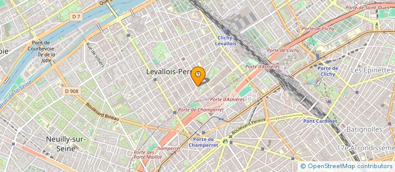 localisation de l'entreprise PARPAING CONSEIL à LEVALLOIS-PERRET