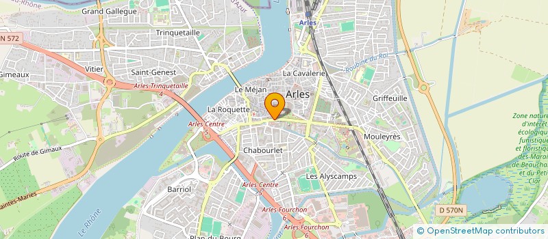 localisation de l'entreprise PARPAIOUN à ARLES