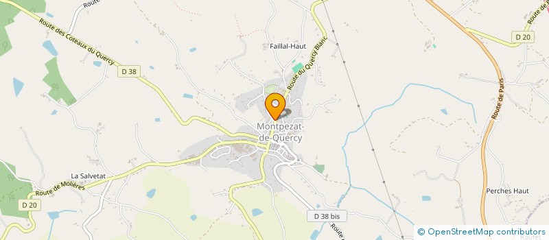 localisation de l'entreprise PARPARET  MONTPEZAT-DE-QUERCY