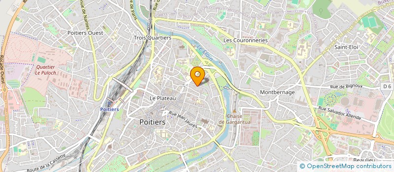 localisation de l'entreprise PARPEIX  POITIERS
