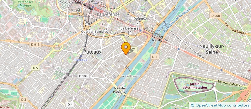 localisation de l'entreprise PARPHELIE à PUTEAUX