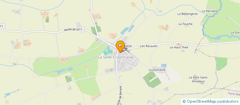 localisation de l'entreprise PARPILLES à LA SELLE-CRAONNAISE