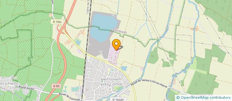 localisation de l'entreprise PARQ'LINE CONCEPT  HERRLISHEIM-PRES-COLMAR