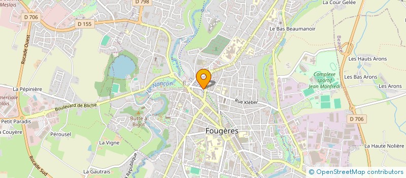 localisation de l'entreprise PARQUET BOIS SERVICES à FOUGERES