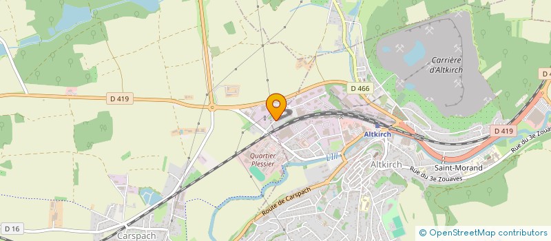 localisation de l'entreprise PARQUET SCHILLING  ALTKIRCH