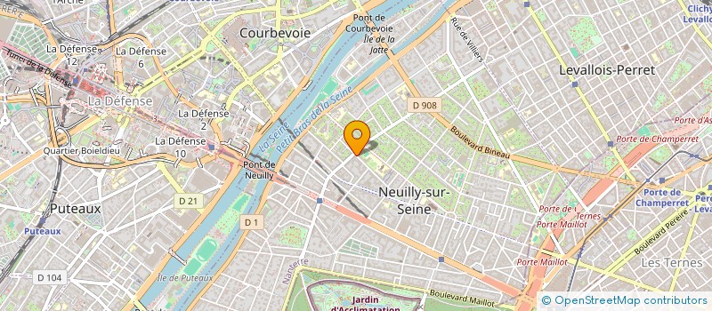 localisation de l'entreprise PARQUETEURS DE FRANCE RHONE ALPES à NEUILLY-SUR-SEINE