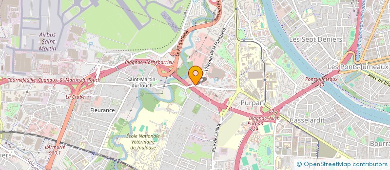 localisation de l'entreprise PARQUETS ALLOUCHE ET FILS à TOULOUSE