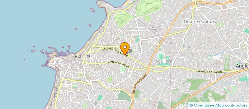 localisation de l'entreprise PARQUETS COTE BASQUE à BIARRITZ