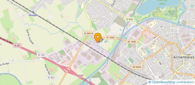 localisation de l'entreprise PARQUETS D ERCAN  NIEPPE