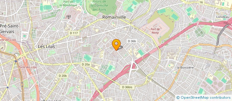 localisation de l'entreprise PARQUETS GILLO VITRIFICATION à ROMAINVILLE