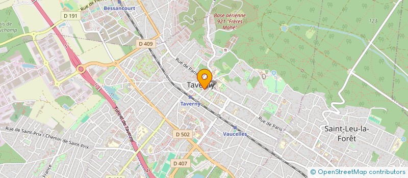 localisation de l'entreprise PARQUETS LACROZE à TAVERNY