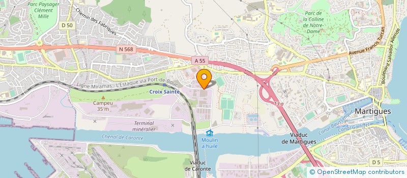 localisation de l'entreprise PARRA & GASQUEZ à MARTIGUES