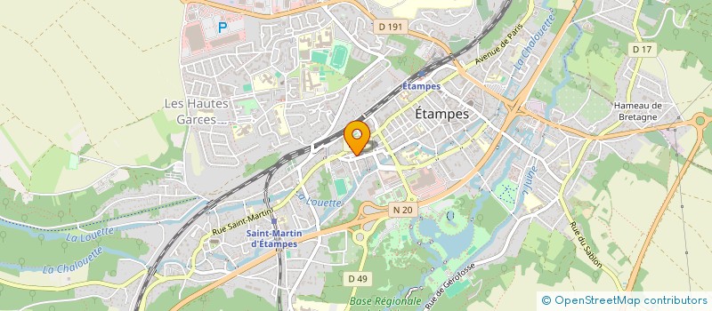 localisation de l'entreprise PARRA MULTI-SERVICE EVENEMENTIEL  ETAMPES