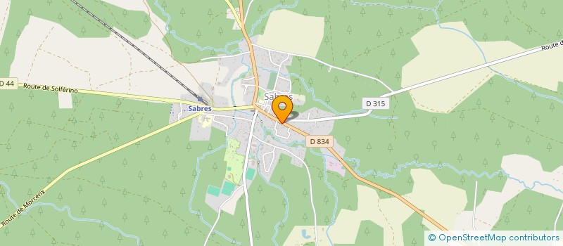 localisation de l'entreprise PARRAIN à SABRES