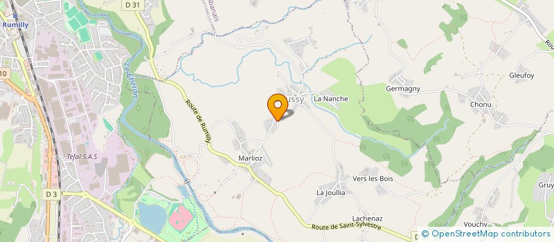 localisation de l'entreprise PARRAINAGES MADAGASCAR 74  ANNECY