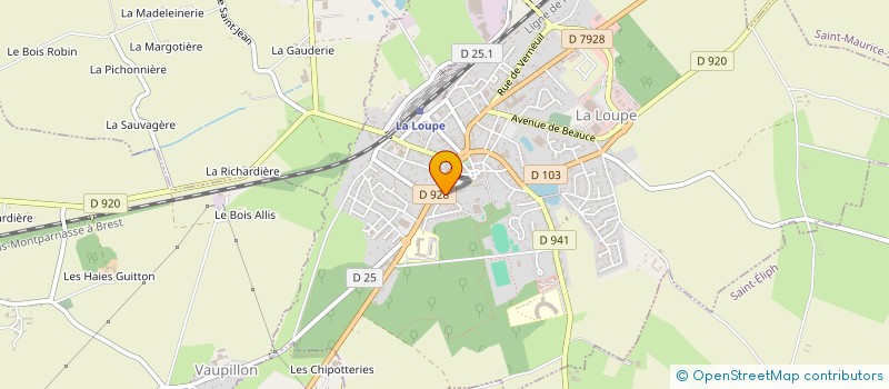 localisation de l'entreprise PARRASHOW à LA LOUPE