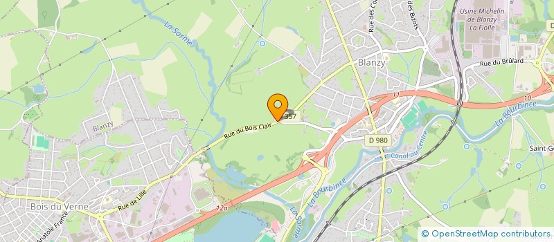 localisation de l'entreprise PARRAT SAHTALI  BLANZY