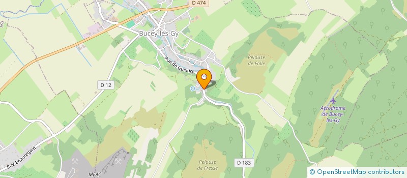 localisation de l'entreprise PARRATTE CARRELAGE  BUCEY-LES-GY