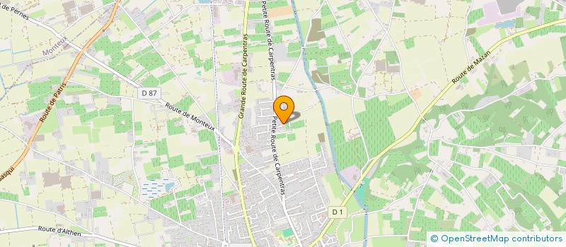 localisation de l'entreprise PARRE  PERNES-LES-FONTAINES