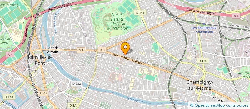 localisation de l'entreprise PARREIRA ET FILS à CHAMPIGNY-SUR-MARNE