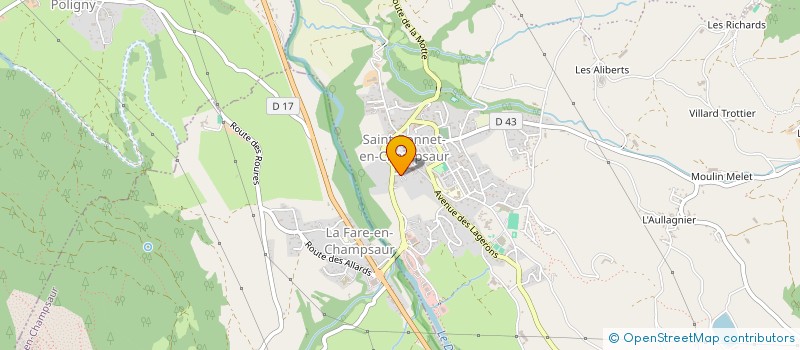 localisation de l'entreprise PARRET E B à SAINT-BONNET-EN-CHAMPSAUR