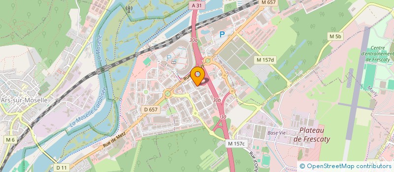 localisation de l'entreprise PARRILLADA DEVELOPPEMENT  AUGNY