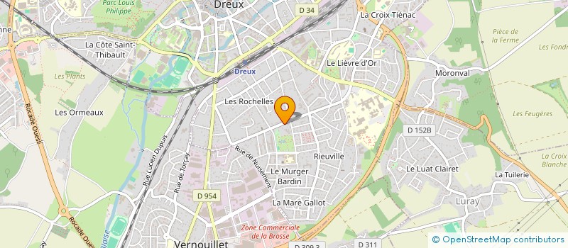 localisation de l'entreprise PARRIS - POUR UNE ASSOCIATION RICHE EN RACINE IDENTITE ET SOLIDARITE à DREUX